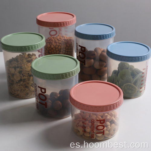 Caja de almacenamiento hermética para organización de alimentos secos